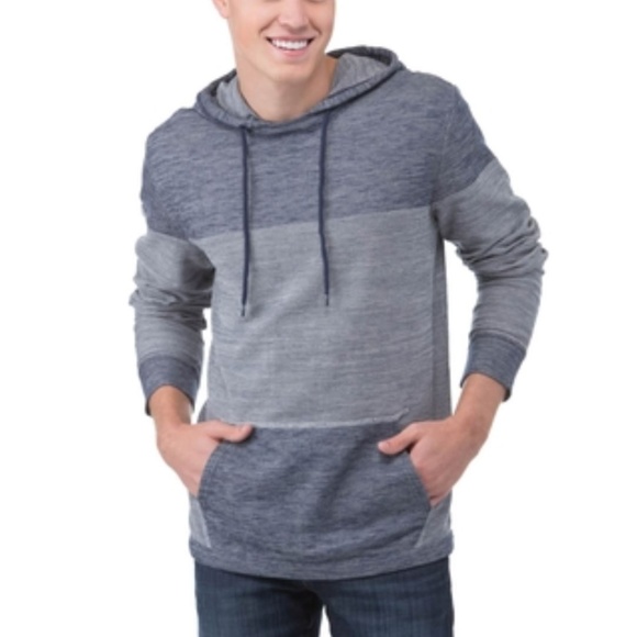 UNZIPPED Men Hoodie with Kangaroo Pocket - Picture 1 of 8